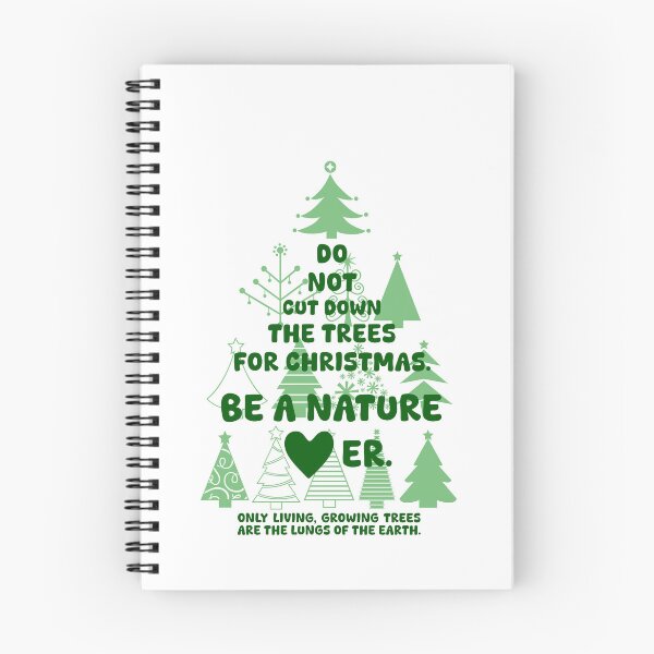 Item preview, DO NOT CUT DOWN THE TREES FOR CHRISTMAS. BE A NATURE LOVER, Unique designed and sold by villacreativa.