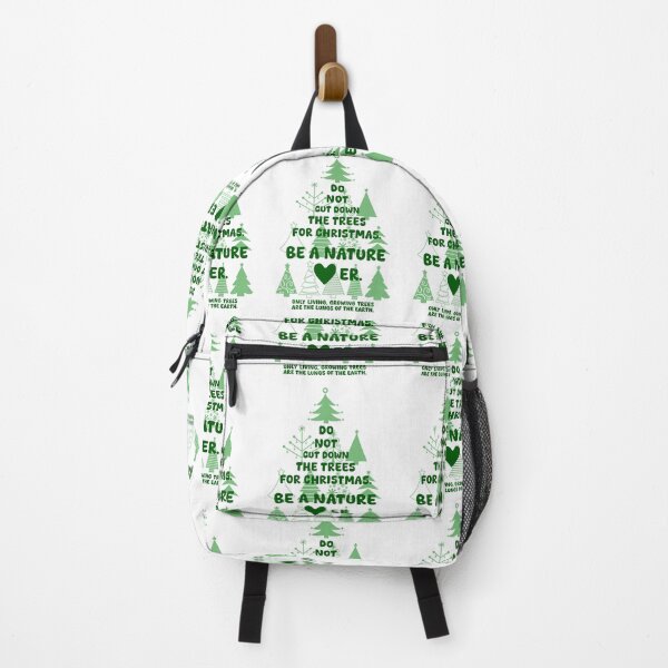 Item preview, DO NOT CUT DOWN THE TREES FOR CHRISTMAS. BE A NATURE LOVER, Unique designed and sold by villacreativa.