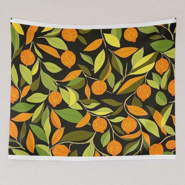 Item preview, Orange Wallpaper designed and sold by HardysHouse.