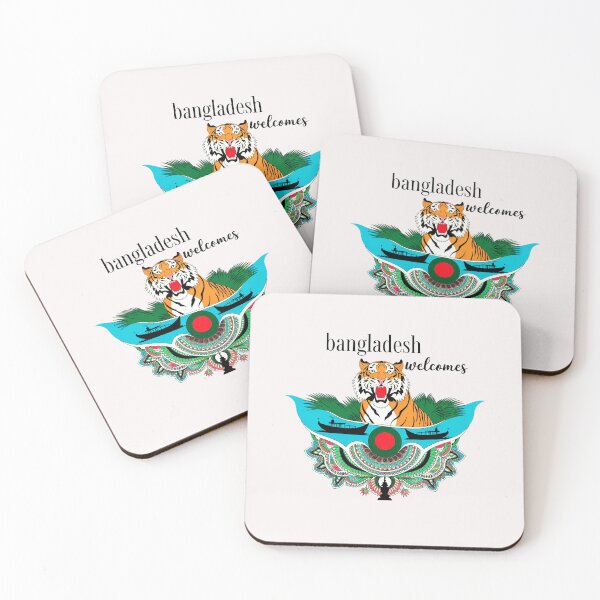 Item preview, Bangladesh Welcomes Flag Map Dhaka, Sundarbans, designed and sold by AnimalsDH305.