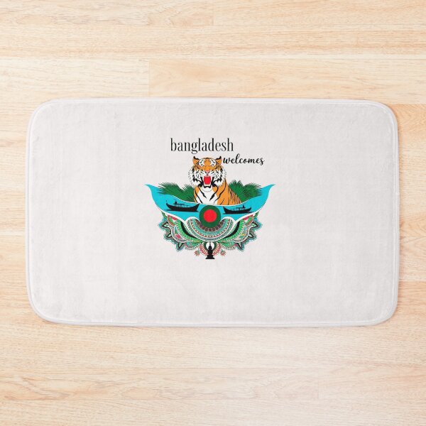 Item preview, Bangladesh Welcomes Flag Map Dhaka, Sundarbans, designed and sold by AnimalsDH305.