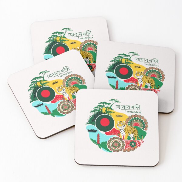 Item preview, Bangladesh Welcomes Flag Map Dhaka, Sundarbans, designed and sold by AnimalsDH305.