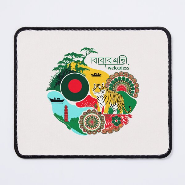 Item preview, Bangladesh Welcomes Flag Map Dhaka, Sundarbans, designed and sold by AnimalsDH305.