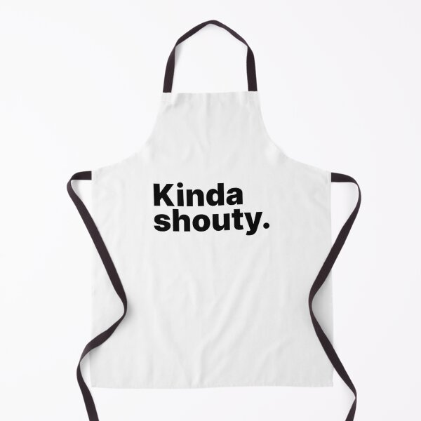 Item preview, Kinda Shouty | Black Text designed and sold by ThingsOnTees.