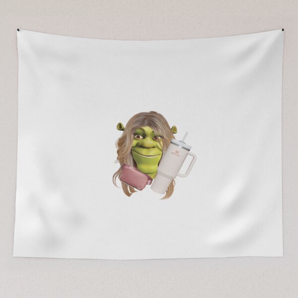 Item preview, Shrek Stanley Cup Sticker designed and sold by Letsgonjdevils0.