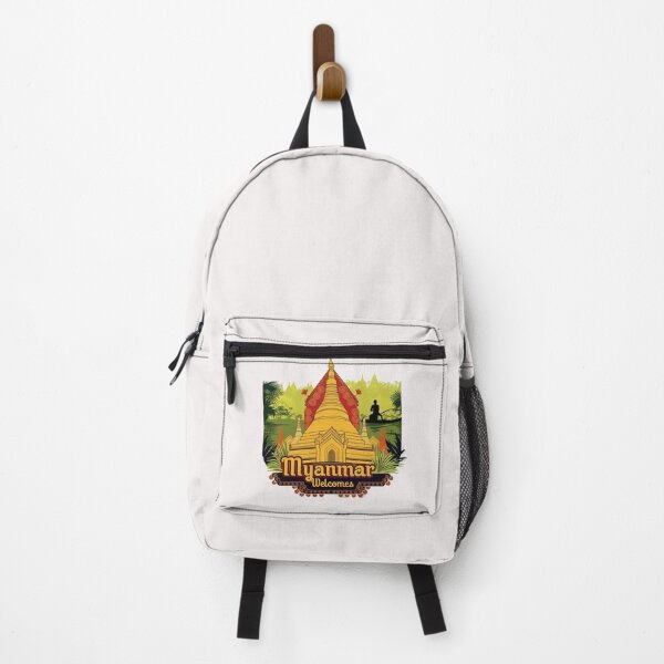 Item preview, Myanmar Birma Welcomes Flag Map Yangon, Mandalay, designed and sold by AnimalsDH305.