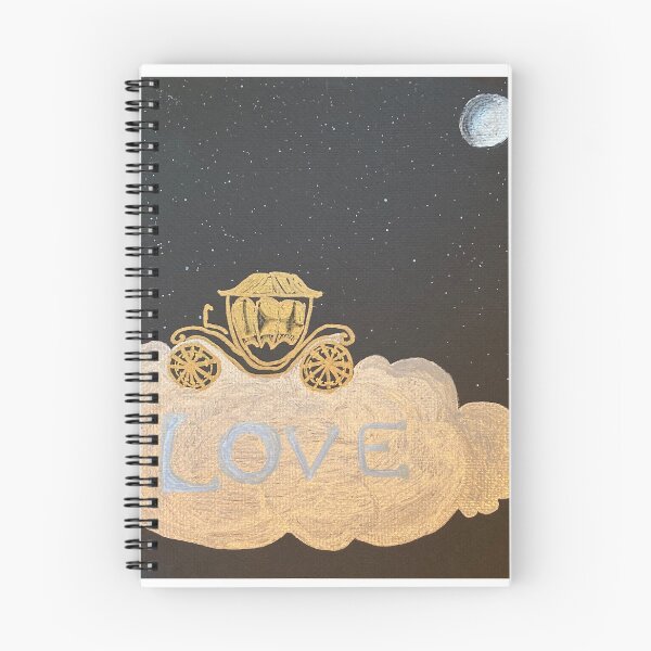 Item preview, Love Dwells in a Golden Chariot on a Silver Cloud Under the Moon and Stars designed and sold by Jeanne Henner.