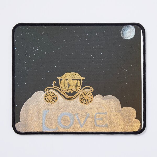 Item preview, Love Dwells in a Golden Chariot on a Silver Cloud Under the Moon and Stars designed and sold by Jeanne Henner.