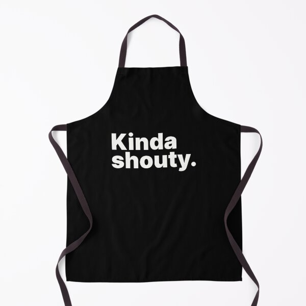 Item preview, Kinda Shouty | White Text designed and sold by ThingsOnTees.