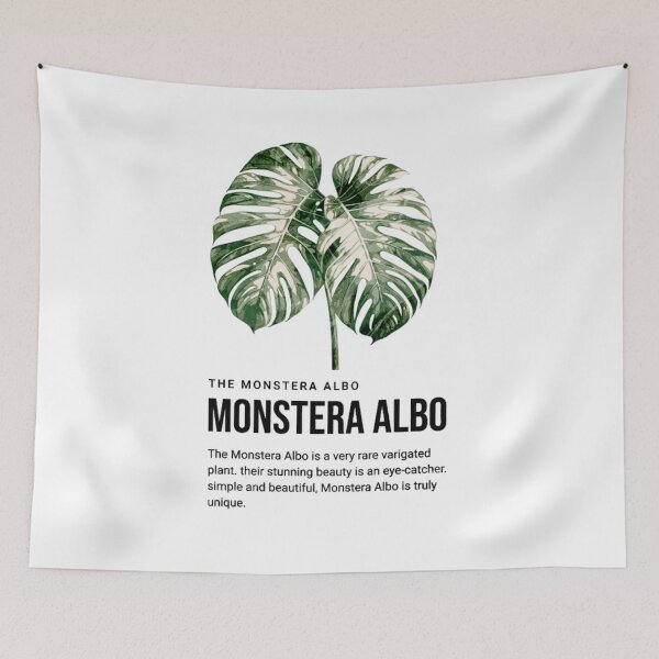 Item preview, Minimalistic Monstera Albo  designed and sold by artbykyleigh :).