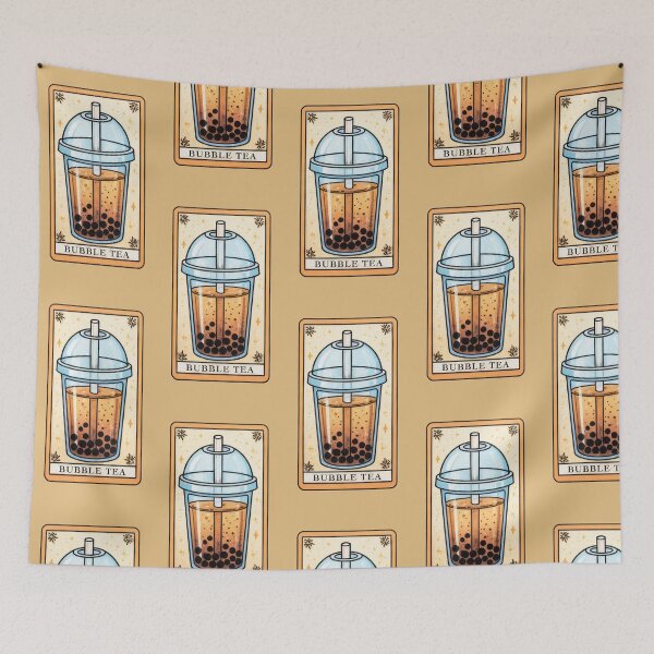 Item preview, Bubble Tea Tarot Card designed and sold by CriaCreative.