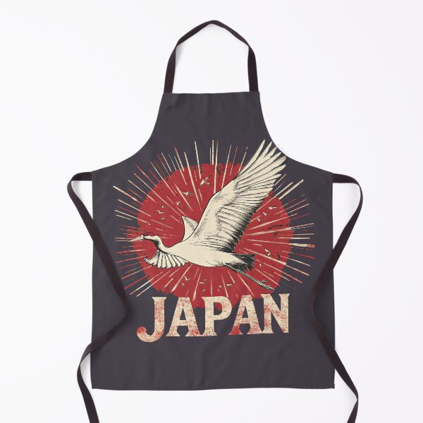 Item preview, A red-crowned crane from Japan designed and sold by ReachForArt.