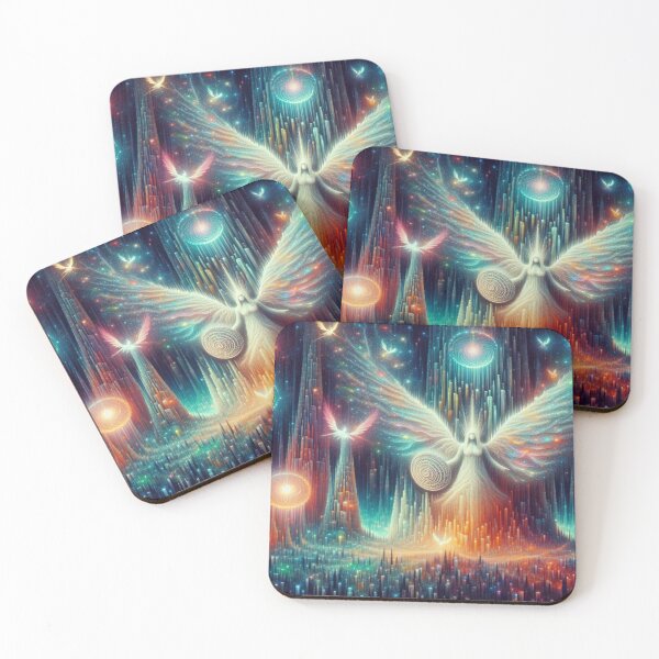 Item preview, Spirits and Shields in the Mystic Glade – Perfect Holiday Gift,Cadeau de vacances, Regalo de vacaciones, Festtagsgeschenk designed and sold by Imaginarium of Chaos falcon88 .