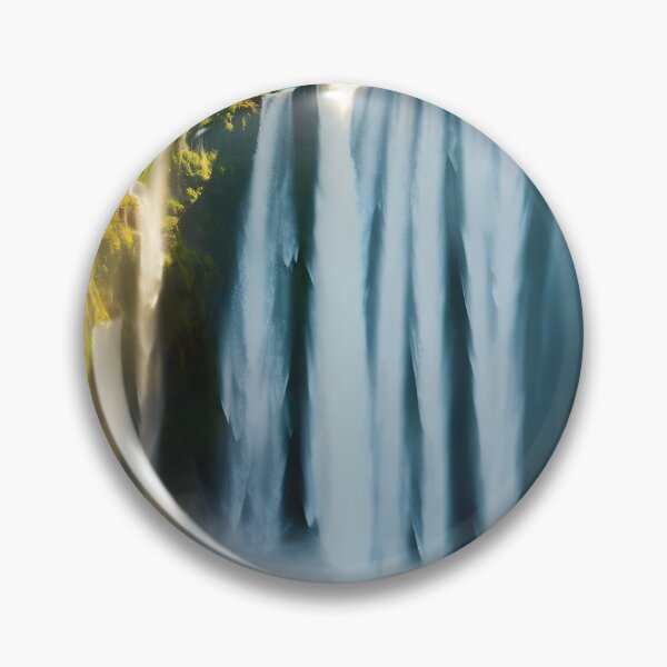 Artikelvorschau, Wasserfall im grünen Wald oder grünen Dschungel 2 entworfen und verkauft von AA-designstore.