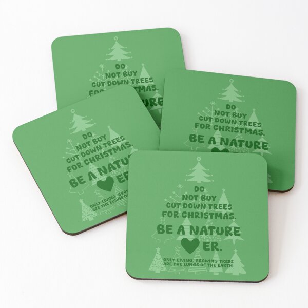 Item preview, DO NOT BUY CUT DOWN TREES FOR CHRISTMAS. BE A NATURE LOVER, Unique designed and sold by villacreativa.