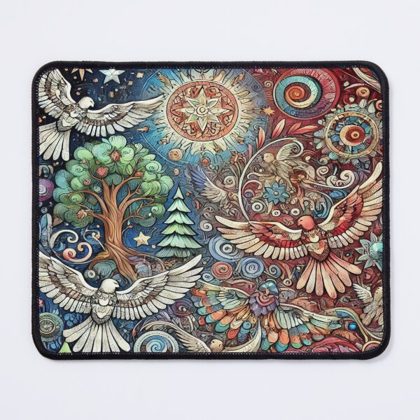 Item preview, Winged Guardians of the Mystic Forest – Perfect Holiday Gift,Cadeau de vacances, Regalo de vacaciones, Festtagsgeschenk designed and sold by Imaginarium of Chaos falcon88 .