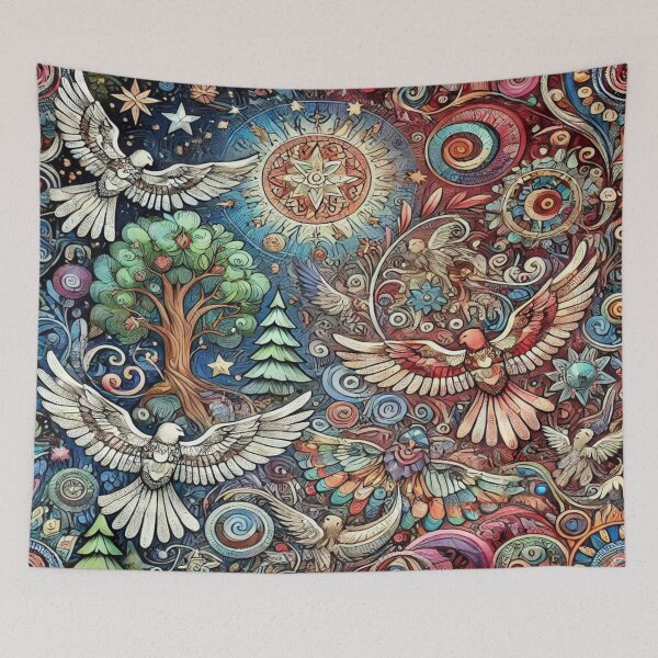 Item preview, Winged Guardians of the Mystic Forest – Perfect Holiday Gift,Cadeau de vacances, Regalo de vacaciones, Festtagsgeschenk designed and sold by Imaginarium of Chaos falcon88 .