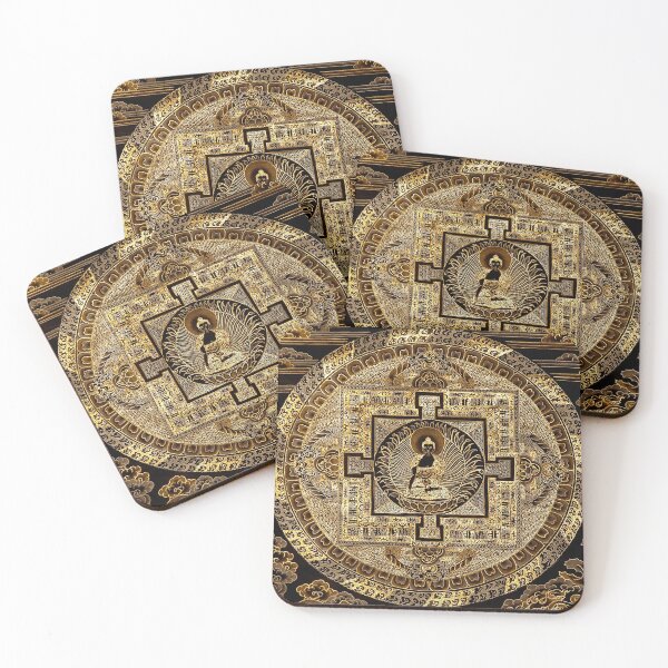 Item preview, Gold Shakyamuni Mandala Buddhist Thangka designed and sold by Onodera.