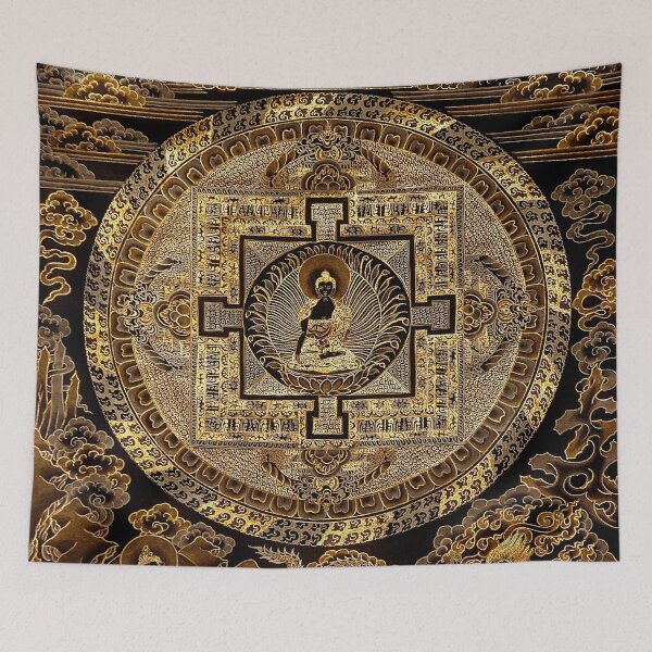 Item preview, Gold Shakyamuni Mandala Buddhist Thangka designed and sold by Onodera.