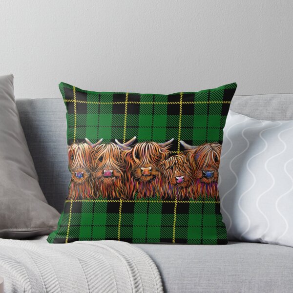 Item preview, SCoTTiSH HiGHLaND CoW ' TaRTaN - THe HaiRY BuNCH oF CooS G ' by SHiRLeY MacARTHuR designed and sold by Shirley MacArthur Limited.
