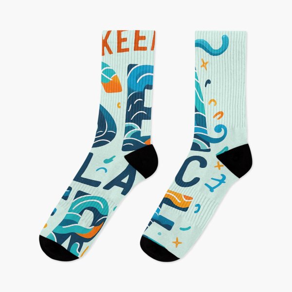 Item preview, Keep Our Sea Plastic Free, typography designed and sold by maxmaj.