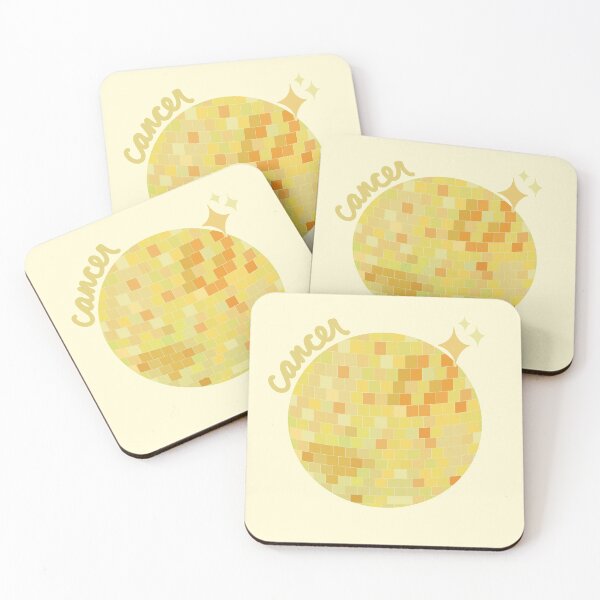 Item preview, Cancer - Yellow Disco Ball designed and sold by Olivia Powell Designs.