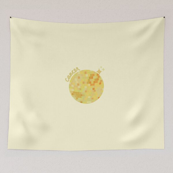 Item preview, Cancer - Yellow Disco Ball designed and sold by Olivia Powell Designs.