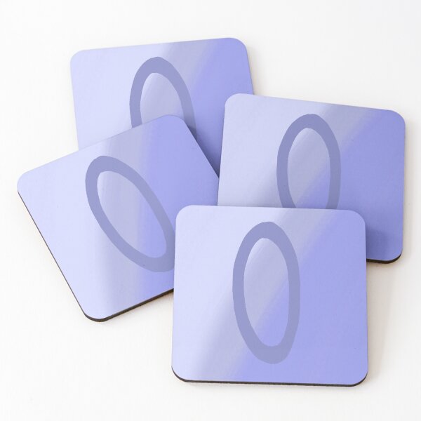 Item preview, Periwinkle O with Gradient Background designed and sold by MusicQueen17.