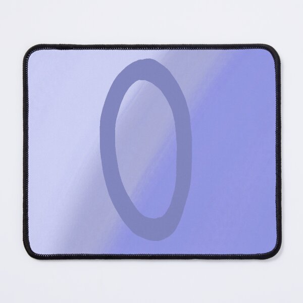 Item preview, Periwinkle O with Gradient Background designed and sold by MusicQueen17.