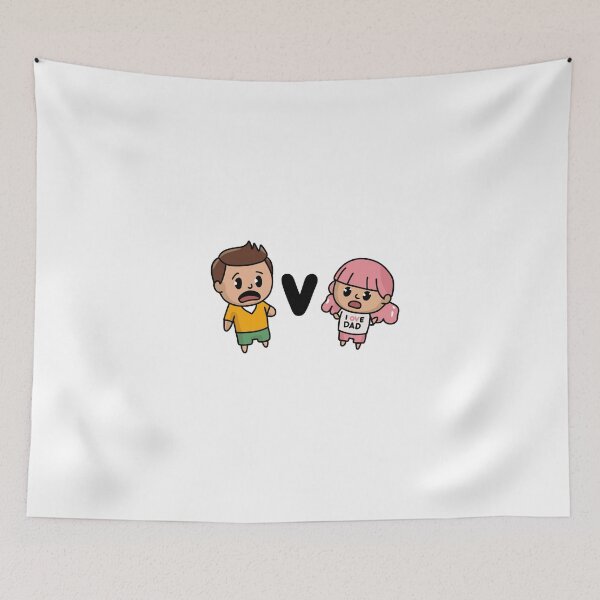 Item preview, cute dad v girls Classic T-Shirt designed and sold by Dospart.