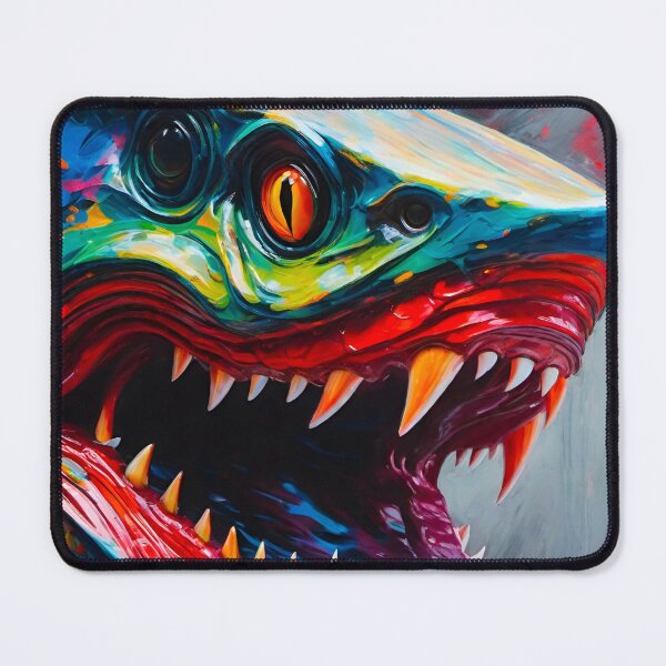 Item preview, Colorful Shark Monster designed and sold by MatrixTattoo.