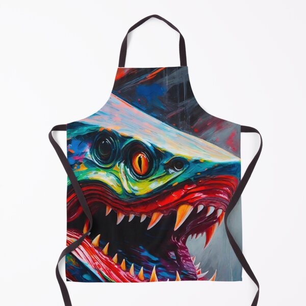 Item preview, Colorful Shark Monster designed and sold by MatrixTattoo.