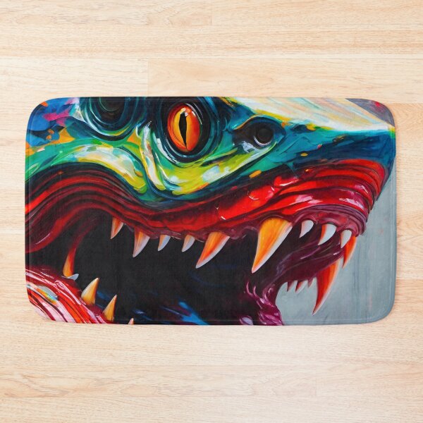 Item preview, Colorful Shark Monster  designed and sold by MatrixTattoo.