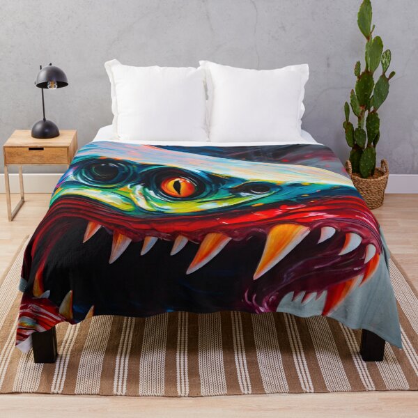 Item preview, Colorful Shark Monster  designed and sold by MatrixTattoo.