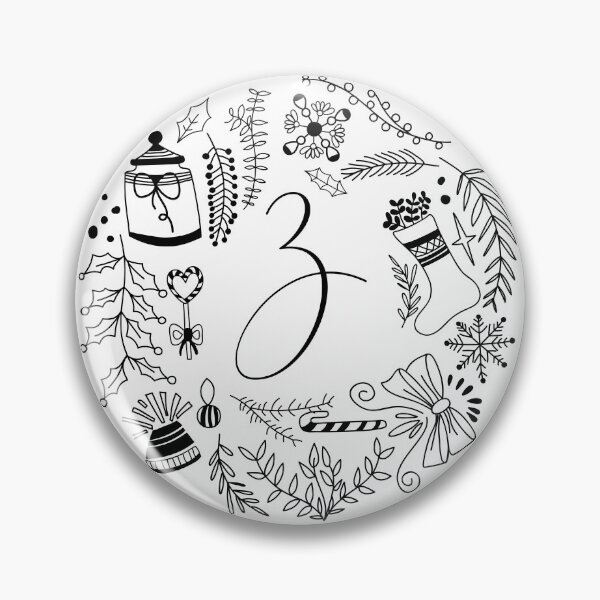 Item preview, Festive Christmas Alphabet letters Holiday art designed and sold by ilyanadesign.