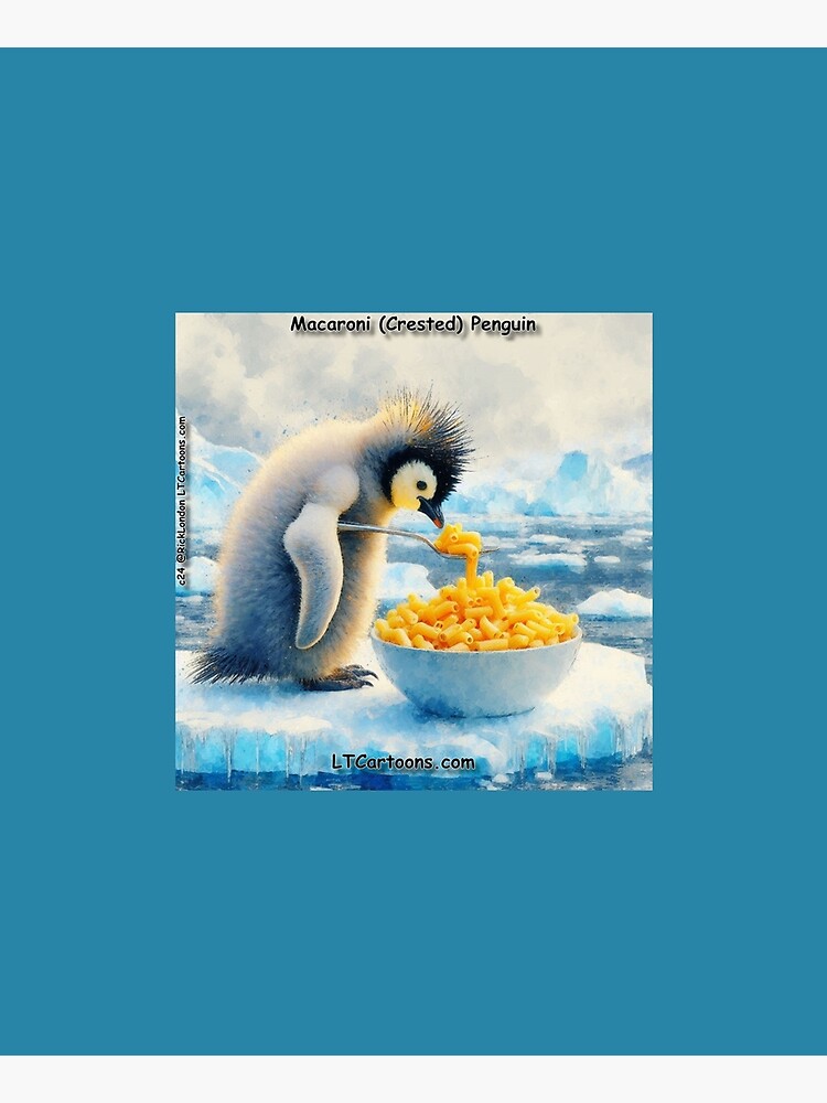 Thumbnail 6 of 6, Apron, Macaroni (Crested) Baby Penguin designed and sold by ltcartoons.