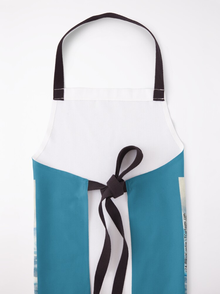 Thumbnail 5 of 6, Apron, Macaroni (Crested) Baby Penguin designed and sold by ltcartoons.