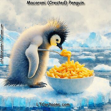 Artwork thumbnail, Macaroni (Crested) Baby Penguin by Rick London Gifts