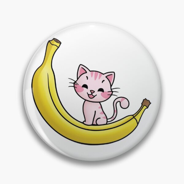 Item preview, Happy Kitty on a Banana designed and sold by Carlos Monteiro.