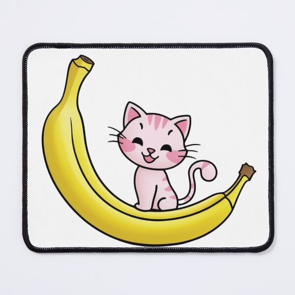 Item preview, Happy Kitty on a Banana designed and sold by Carlos Monteiro.
