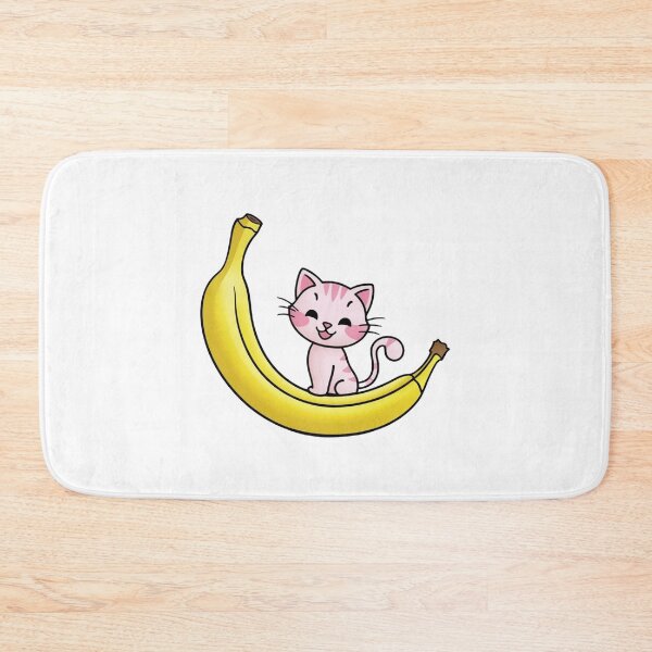 Item preview, Happy Kitty on a Banana designed and sold by Carlos Monteiro.