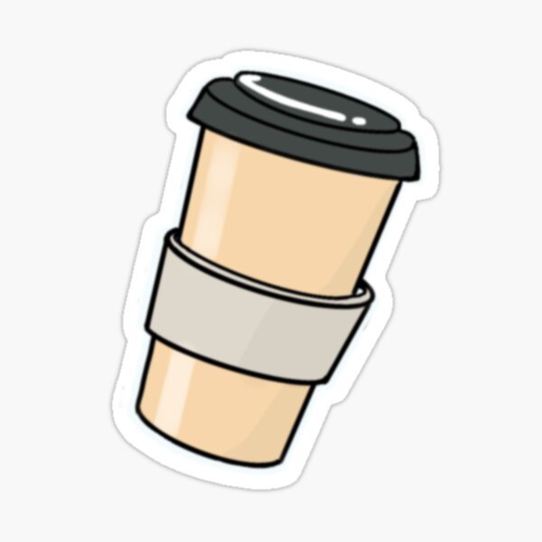 Item preview, Coffee cup sticker designed and sold by Garage101.