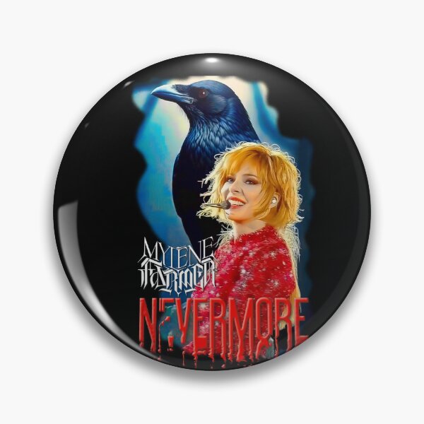 Item preview, Mylene_Farmer_Nevermore-Tour_crow Image designed and sold by MusicVibesTee.