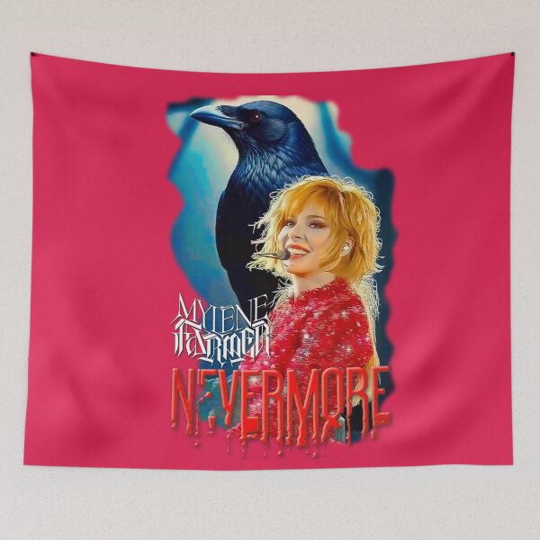 Item preview, Mylene_Farmer_Nevermore-Tour_crow Image designed and sold by MusicVibesTee.