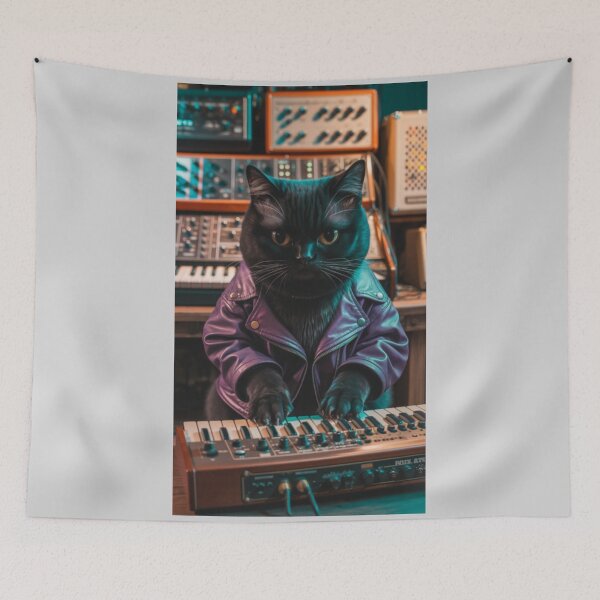 Item preview, Cats & Synthesizers 5 designed and sold by Mono.fi Studios.
