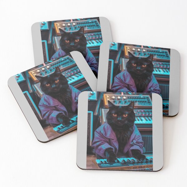 Item preview, Cats & Synthesizers 6 designed and sold by Mono.fi Studios.
