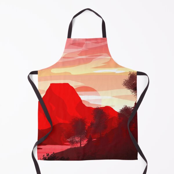 Item preview, Beautiful Red Sunset and Mountainous Landscape designed and sold by MptR.