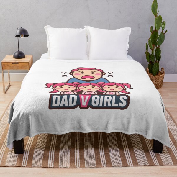 Item preview, cute dad v girls Classic T-Shirt designed and sold by Dospart.