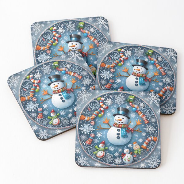 Item preview, Festive Snowman Mandala designed and sold by MandalasShops.