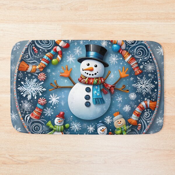 Item preview, Festive Snowman Mandala designed and sold by MandalasShops.
